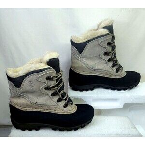 Kamik Whitetail Winter Boots Women's 8  EUR 39 Thinsulate Insulated  Black Beige
